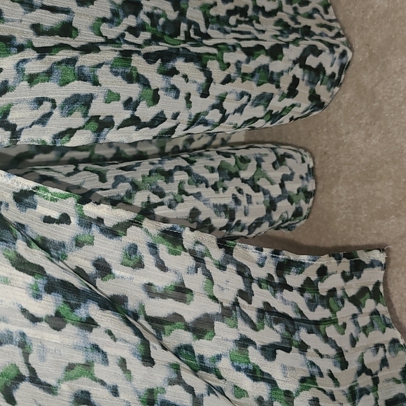 See U Soon Green and Blue Patterned Maxi Dress NWT - Picture 5 of 11